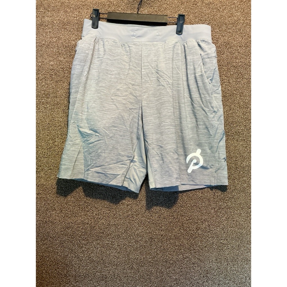Lululemon Peloton T.H.E. Short 9" with Nulux Liner Gray Heather Size‎ L
